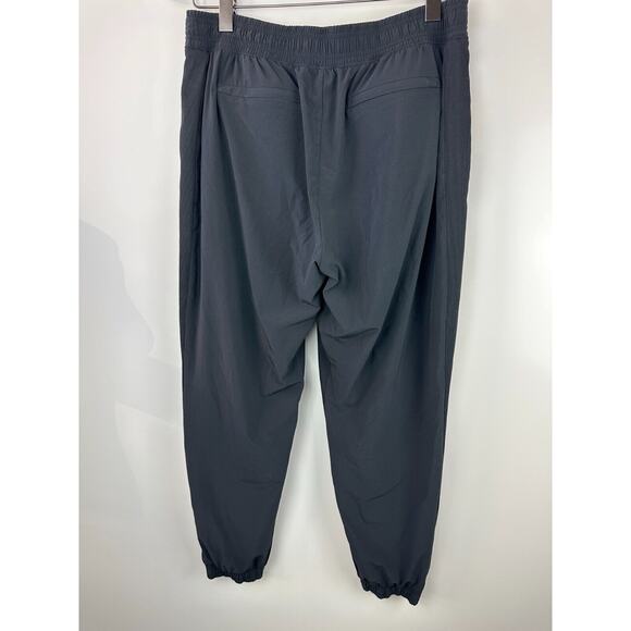 Athleta Brooklyn Lined Jogger Pants Black Stretch Pockets Women's Size 14 - Picture 9 of 16